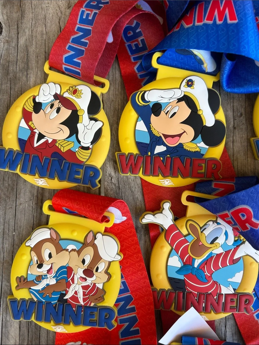7 Authentic Disney.
Cruise Line DCL Trivia
Winner Medallions MEDALS Set of 7 - Picture 3 of 5